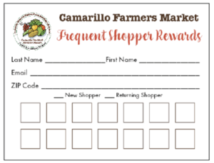 frequent shopper rewards, camarillo farmers market,