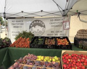 AZ Ranch, Camarillo Farmers Market, market stand