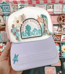 Rose N Rodeo trucker hat